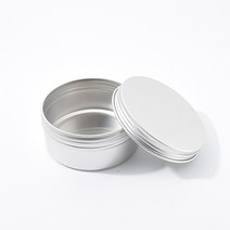 [캔들이케아] 150ml 알루미늄 실버 틴케이스 캔들 화장품용기