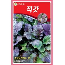 갑조네 잎줄기채소 씨앗 모음, 적갓(씨앗), 1개