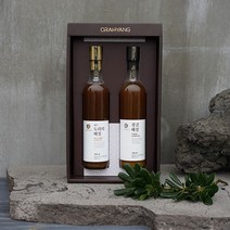 오라향 [오라향] 제주도라지배청&무설탕생강배청 선물세트, 제주도라지배청500ml + 무설탕생강배청 500ml, 2개