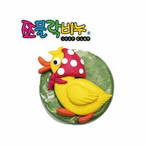 쪼물락비누 1인용 동물만들기_클레이비누 비누만들기, 오리, 1개