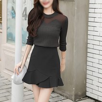 [클라모프] 꽃잎 미니 스커트