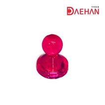 초강력 네오디움 큐티자석 21mm 체스형 메모홀더, 빨강, 1개