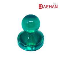 초강력 네오디움 큐티자석 27mm 체스형 메모홀더, 초록, 1개