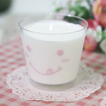 이홈베이킹 디저트컵 스마일 양면 2종 택1, 핑크(뚜겅포함), 1개