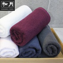 송월타올 솔리드 핸드수건 행주, 회색, 10장