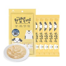 짜먹는 한입뚝딱 강아지 고양이 겸용 츄르간식 5P 파우치, 1개, 블루베리