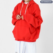 비커밍두두 자체제작 남녀공용 완벽오버핏 후드티