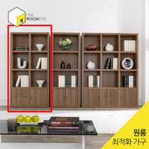 /원루머스/ 다용도 810 4단 책장/수납장 도어형/수납형, 오크