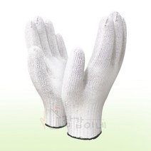 장갑이네 얇은 색사 칼라 표백 도트 작업 면장갑 목장갑, 면장갑 40g 남성L 10켤레, 1개