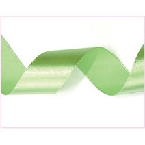 미누아띠 [DIY]카네이션 리본 볼펜 코사지 등 재료, 리본 : 기본공단 배추색(길이 360cm) , 1개