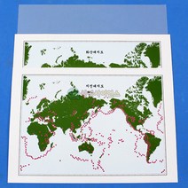 화산대 지진대 지도(코팅부)(3종 1조) RSA