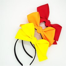 반반하니 네오플랜 매트한 왕리본 유아동 헤어밴드