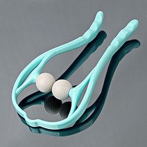 ARUA 아루아 목안마기 목마사지기 목어깨안마기 목지압용 안마봉 볼안마기, 민트, 1개