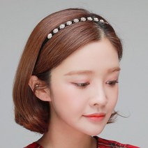 362_눈꽃클리어 헤어밴드 머리띠 헤어악세사리쇼핑몰