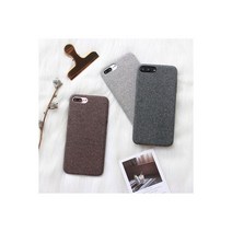 (아이폰) 심플 패브릭 모찌 케이스-오-악, 기종:아이폰6s플러스 / 색상:다크그레이, 상세 설명 참조