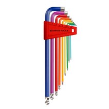 피비스위스툴 PB SWISS TOOL 무지개볼렌치세트(롱)