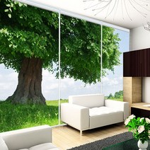 프렌체 맞춤제작 30가지 나무관련디자인 UV프린팅 포인트벽지, 디자인08