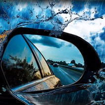 이글아이 사이드미러 발수코팅 필름 + 헤라 융클리너 스티커, 1개, 59번 모하비[13년식 모하비 제외] (07년11월부터 12년12월)