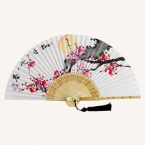 전주부채공방 [사군자 합죽선] 매화 고급, 1개