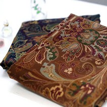 원단싸 대폭 면20수 기모 ] 오리엔탈 무드 2color_WS140, 브라운