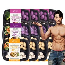 꾹마켓 닭가슴살큐브도시락 혼합12팩, 2520g, 1박스