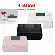 캐논 SELPHY CP1300 포토프린터+인화용지카트리지KP-108 IN 패키지 거치용, 핑크패키지