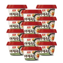 양반 야채죽, 288g, 12개