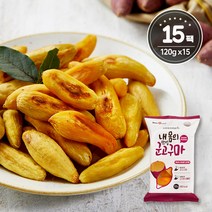 바디나인 내몸의 한입 군고구마, 15개, 120g