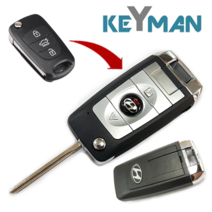 현대 아반떼MD 엑센트 포터2 YF소나타 I30 그랜져TG 폴딩키 케이스, 1개