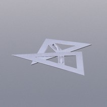 삼각자(교수용)-B형(PVC제) /교구8001