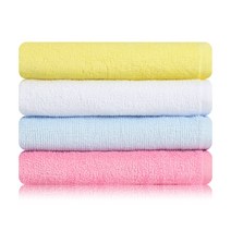 송월타월송월미용 cs34 얇은수건, 노랑, 1개