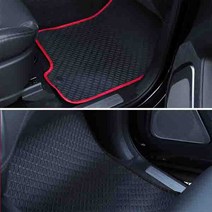 원씽 티볼리 티볼리에어 티볼리아머 고무매트 카발판, 코란도 투리스모매트, 검정테두리