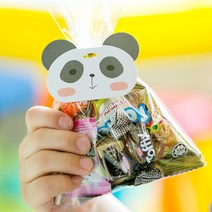 어린이집생일선물 생일답례품 알콩달콩 간식5종+예쁜문구 스티커무료+앙증앙증 귀요미포장 과자 선물세트, 1set, 1YPA_알콩달콩(팬더)