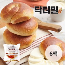 [닥터밀] 프로통밀 베이글 6팩, 단품, 90g, 6개