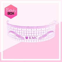 뷰티박스 고급 KMC 핑크 곡선자 연습용 눈썹자 반영구화장재료, 1개