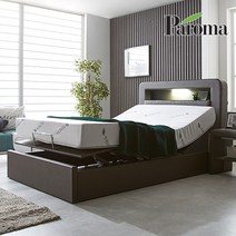 세진침대 파로마 내 몸에 맞추는 편안함! 제프리 LED 모션베드 전동침대 트윈 슈퍼 싱글 퀸 라텍스 매트리스, 3-2.베이직폼150T_모카그레이