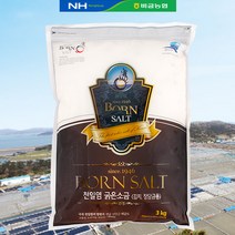 [신안비금농협] 천일염 굵은소금(김치 장담금용) 3kg, 1세트