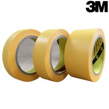 3M 244 내열 마스킹 테이프 고온 고열 25㎜×50m, 1개
