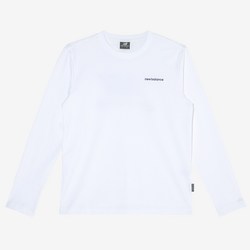 뉴발란스 남녀공용 UNI 에센셜 백로고 긴팔 티셔츠 NBNDEB3001