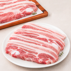 스페인산 듀록 흑돼지 구이용 삼겹살 (7mm), 1개, 2kg