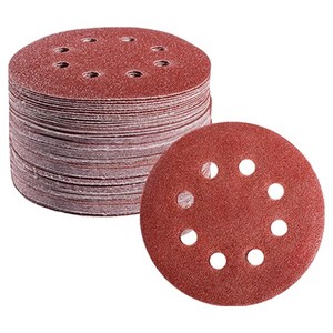 OON 원형 사포 샌딩 페이퍼 8홀 120방 125mm