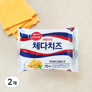 서울우유치즈 체다 슬라이스 치즈