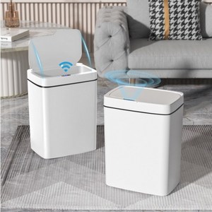 PercyLy [1+1] 자동 센서 휴지통 화장실 기저귀 냄새차단 쓰레기통