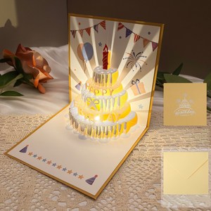 모아무어 축복담아 입체 멜로디 생일카드