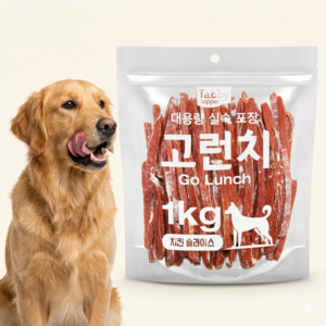 간식애진심 강아지 육포 오리고구마