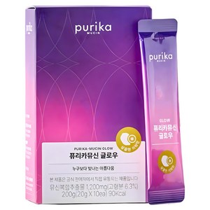 [본사공식몰] 퓨리카뮤신 글로우 자두맛 젤리 6박스 60포, 200g