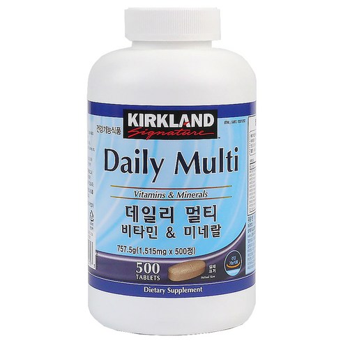 커클랜드시그니춰 데일리 멀티비타민 & 미네랄, 500정, 1개