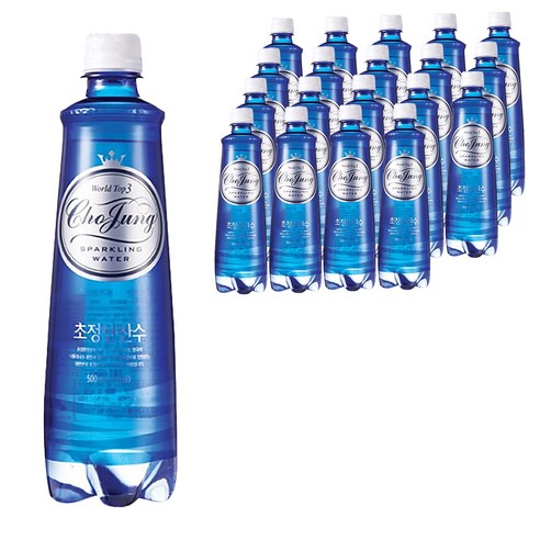 초정탄산수 플레인, 500ml, 10개