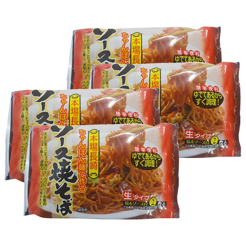 카리노재팬 소스야끼소바 생면 2인분 320g, 4개