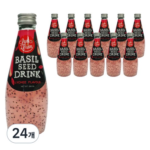 럭시암 바질씨드 드링크 리치 플레이버, 290ml, 24개